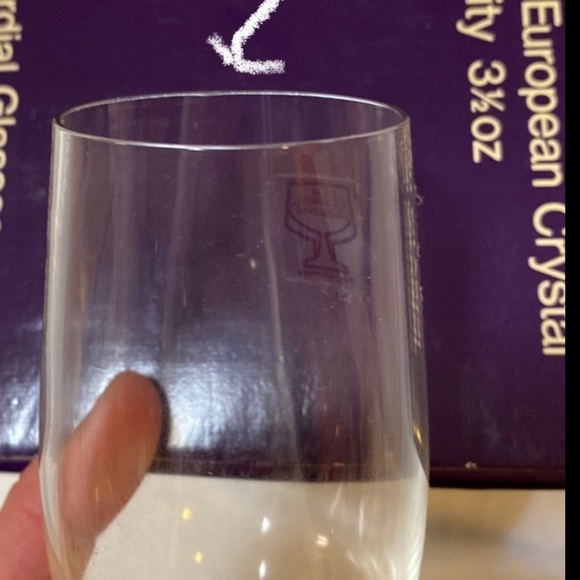 NIB Interlude European Blown Crystal 6 Cordial Glasses 3 1/2oz VINTAGE, Crystal - Picture 11 of 17